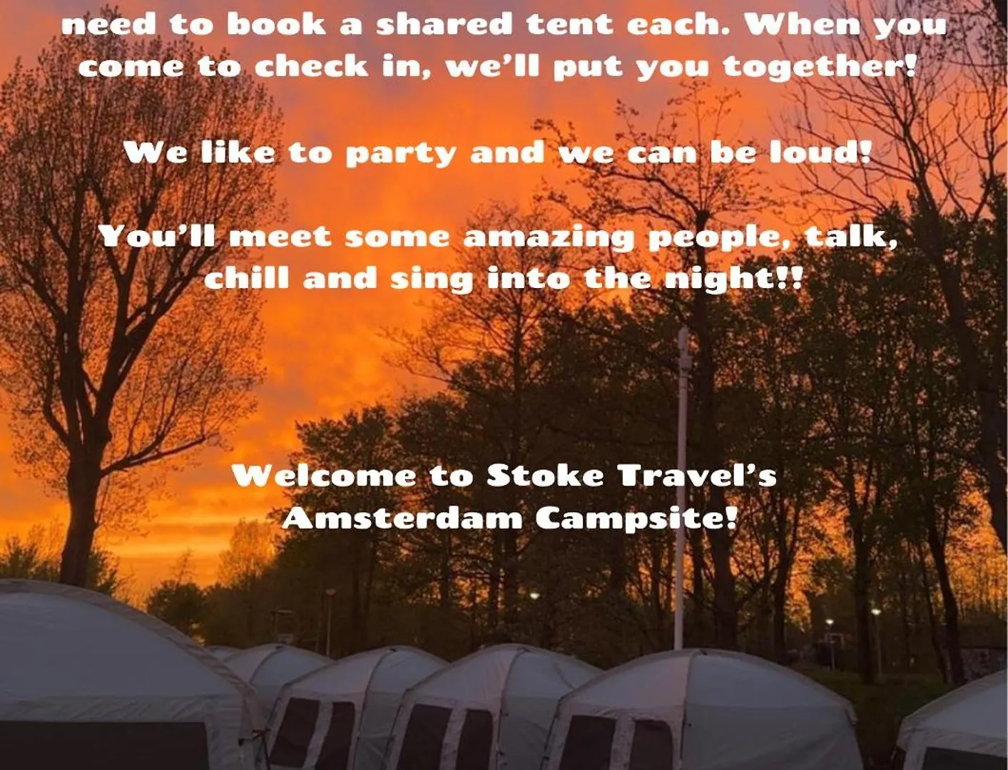 Stoke Travel'S Amsterdam Camping Hotel